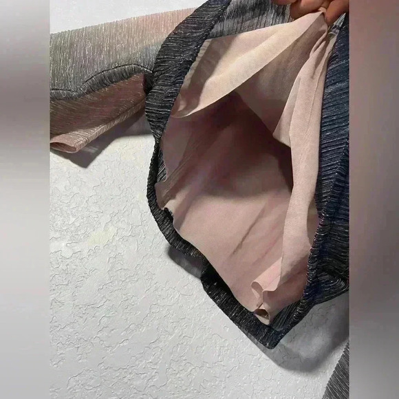 Anthropologie Serena Metallic Ombré Pink to Purple Metallic Shimmer Blouse, XS - Picture 6 of 9